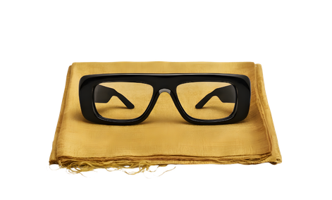 KOLE glasses in Black (Onyx) WITH TRANSPARENT LENS IF YOU DARE studio