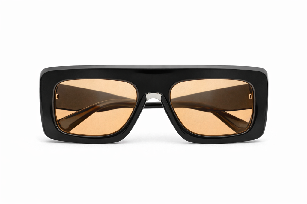 KOLE glasses in black with tinted lens IF YOU DARE studio