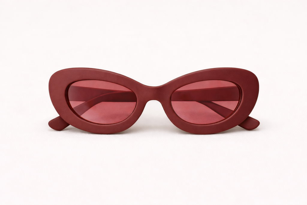 if you dare Clark eyeglasses in Crimson (red) and tinted lens