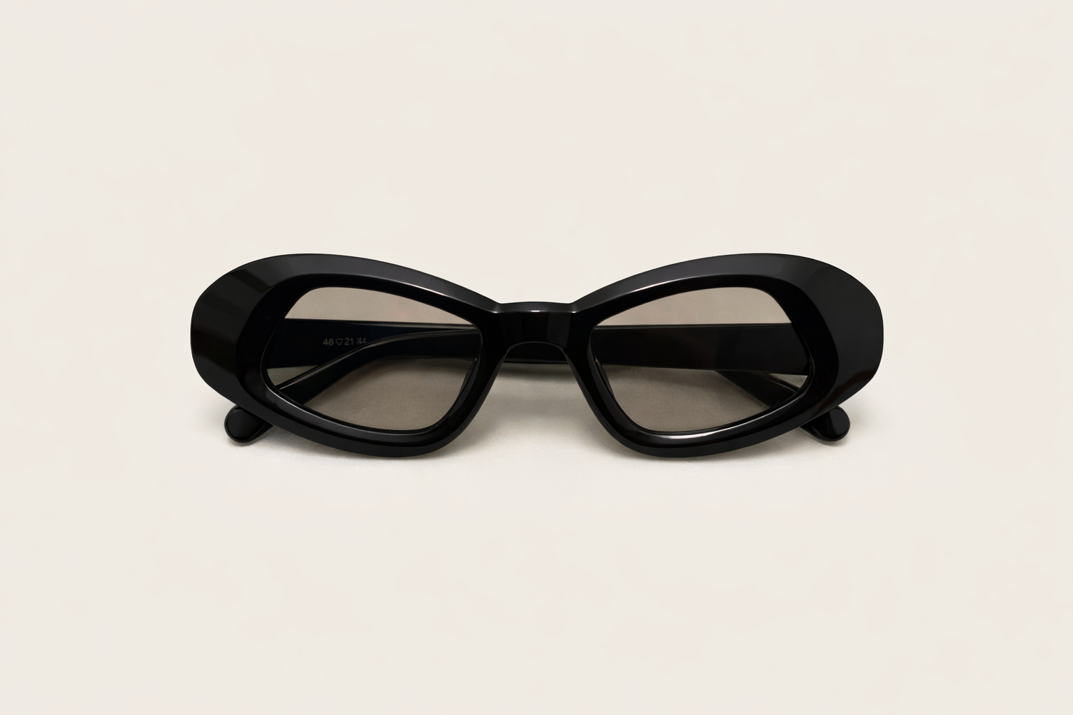 if you dare rowan glasses in black frame and tinted lens