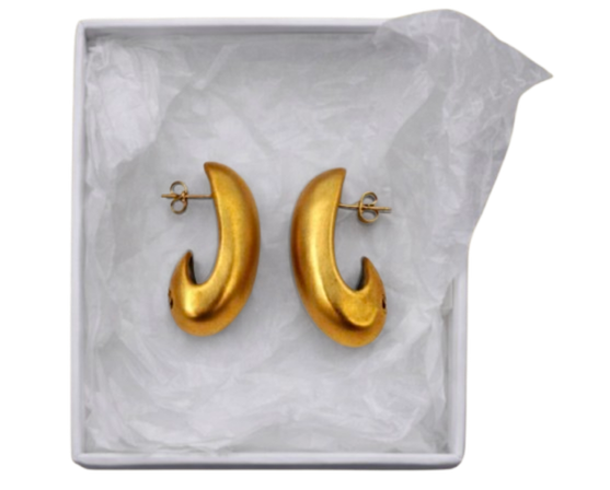 if you dare foundation 01 gold color earring image with transparent background 