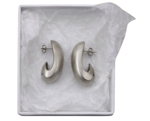 if you dare foundation 01 silver color earring image with transparent background 
