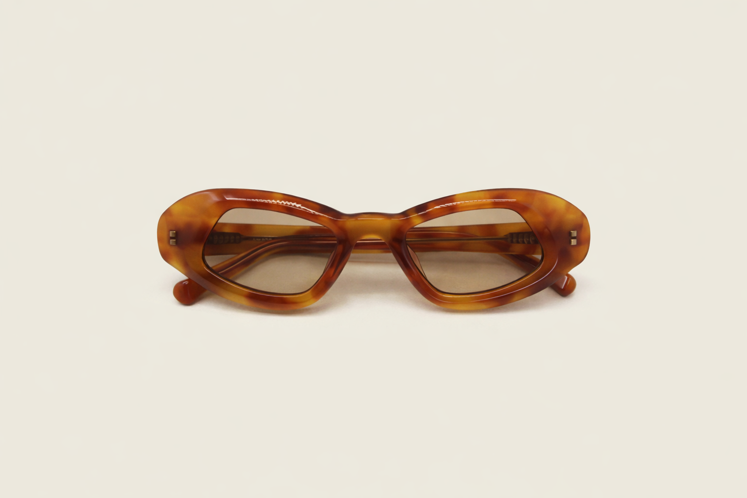 Rowan glasses in brown and tinted lens IF YOU DARE studio
