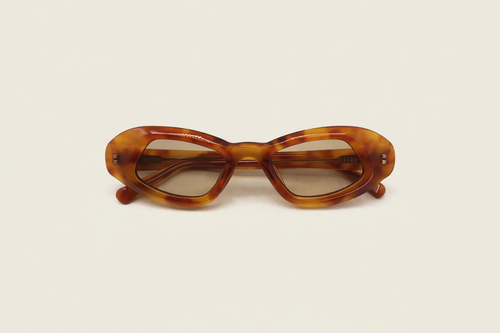 Rowan glasses in brown and tinted lens IF YOU DARE studio